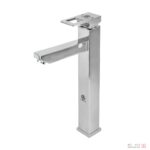 شیر روشویی پایه بلند قهرمان مدل فلت رویال