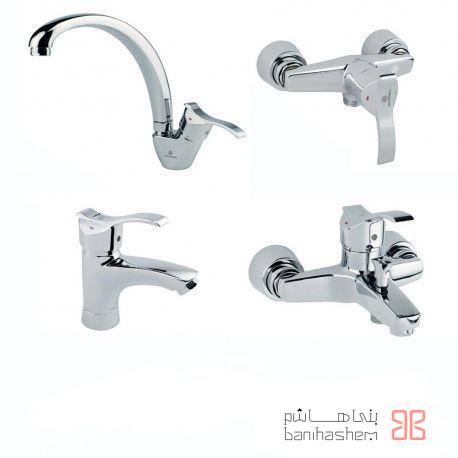 set-abshar-2 شیرآلات قهرمان مدل آبشار ۲ - Image 1