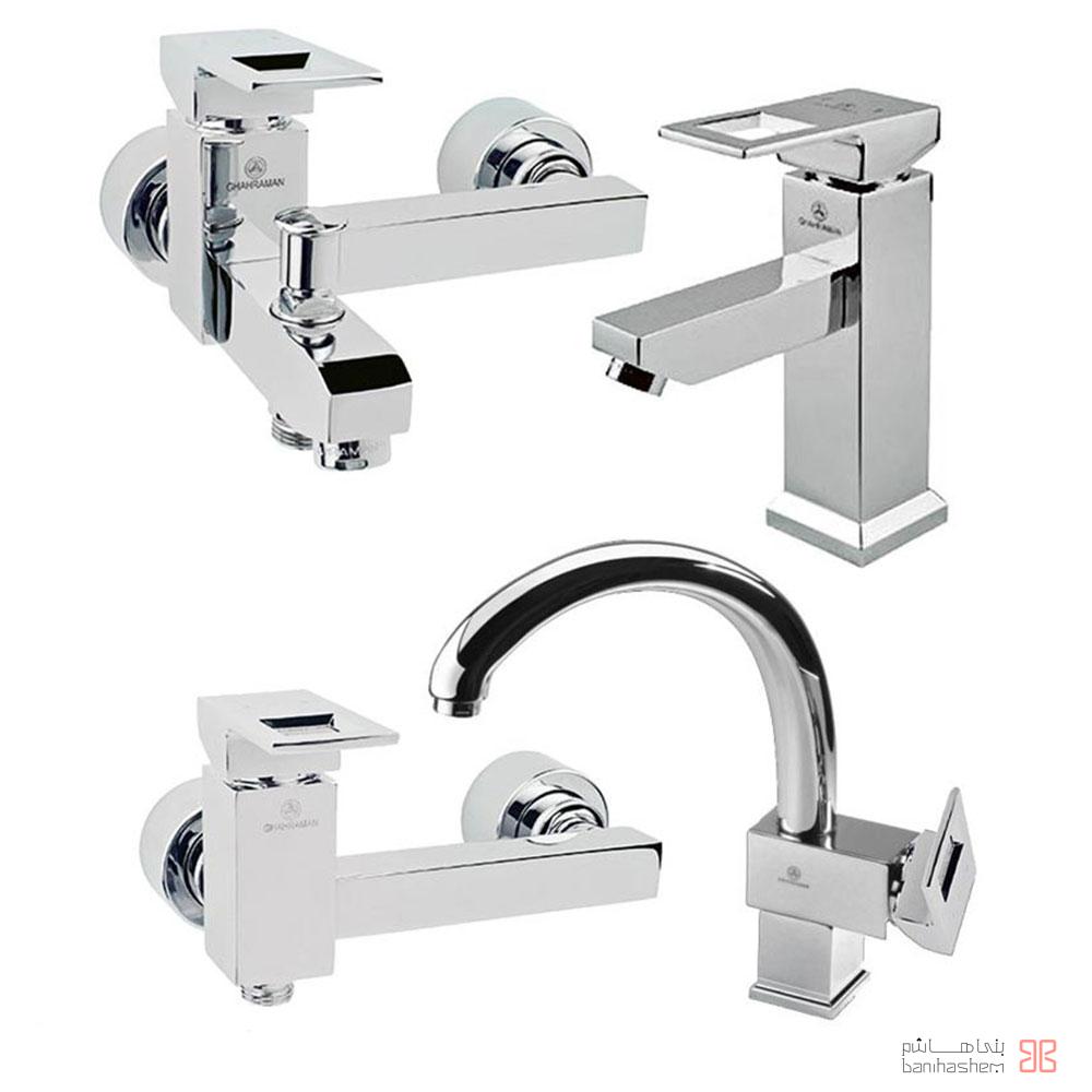 set-flat-royal شیرآلات قهرمان مدل فلت رویال - Image 1