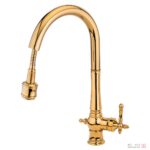 شیر ظرفشویی شلنگدار قهرمان مدل نگین