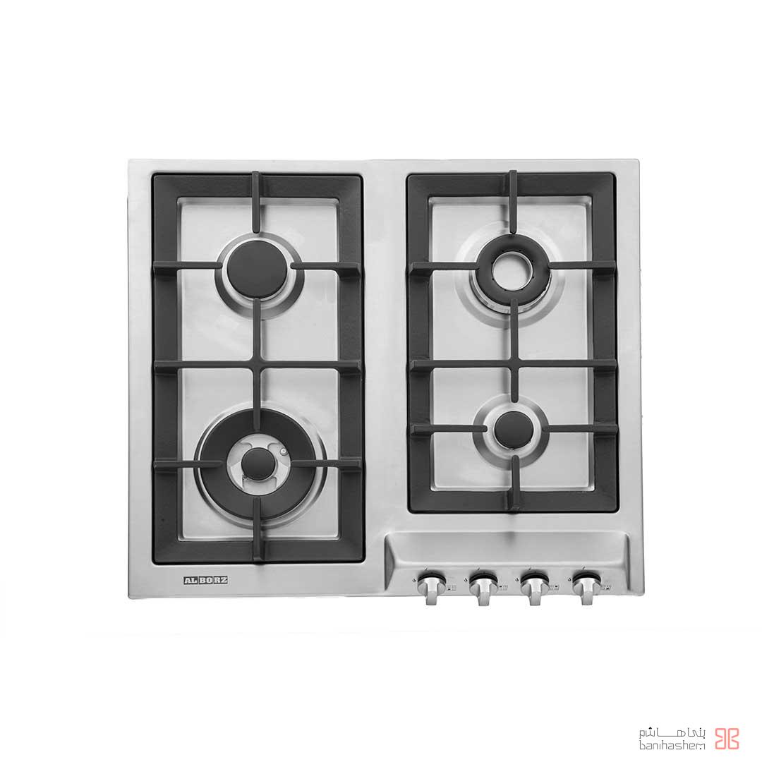 alborz-gaz-S-4605 اجاق گازچهارشعله استیل البرز مدل S4605 - Image 1