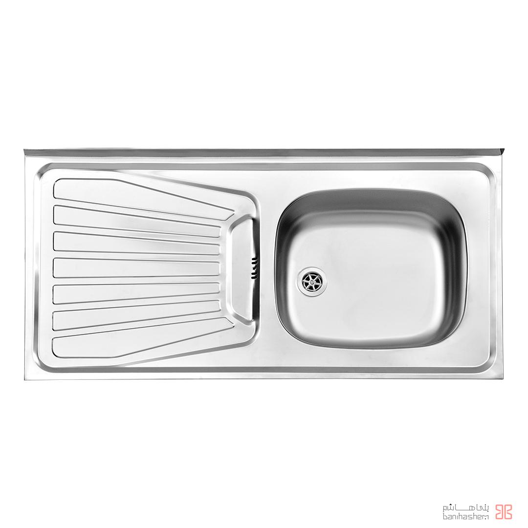 alborz-sink-165-50 ﺳﻴﻨک نیمه فانتزی استیل البرز مدل165/50 روکار - Image 1