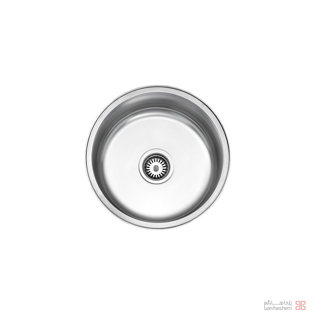 alborz-sink-170 ﺳﻴﻨک فانتزی استیل البرز مدل 170 توکار - Image 1