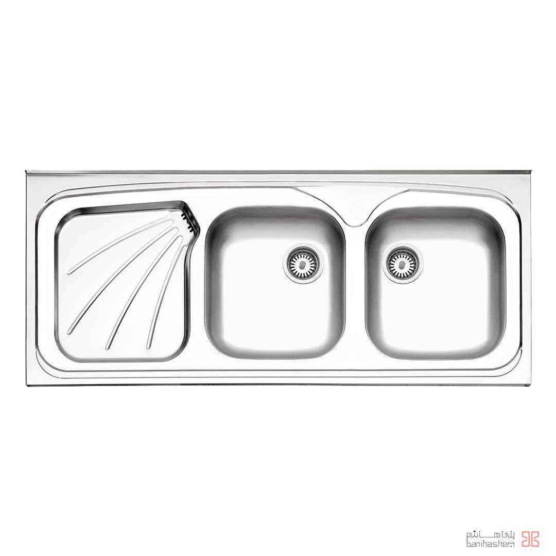 alborz-sink-270-50 ﺳﻴﻨک نیمه فانتزی استیل البرز مدل270/50 روکار - Image 1