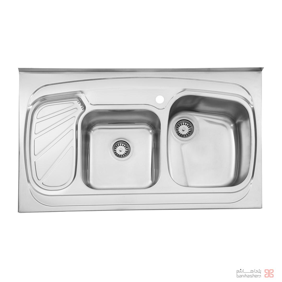 alborz-sink-611-60 ﺳﻴﻨک فانتزی استیل البرز مدل 611/60 روکار - Image 1