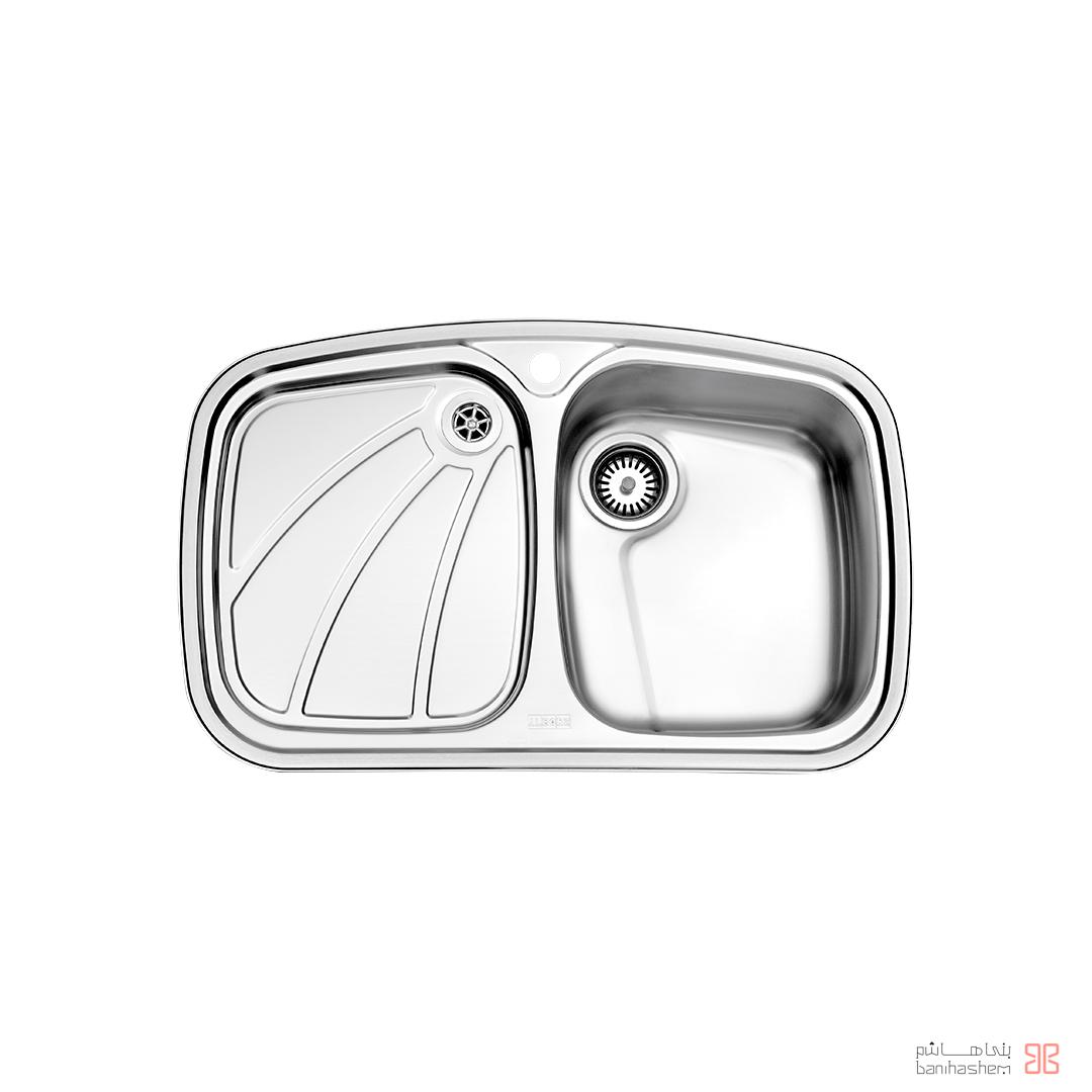 alborz-sink-618 ﺳﻴﻨک فانتزی استیل البرز مدل 618 توکار - Image 1
