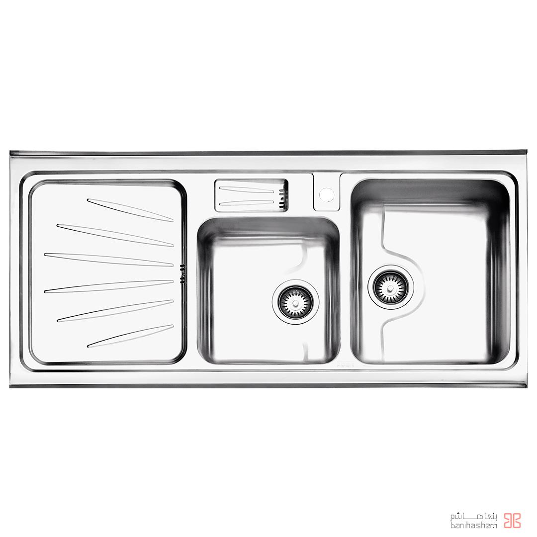 alborz-sink-814-60 ﺳﻴﻨک فانتزی استیل البرز مدل 854/60 روکار - Image 1