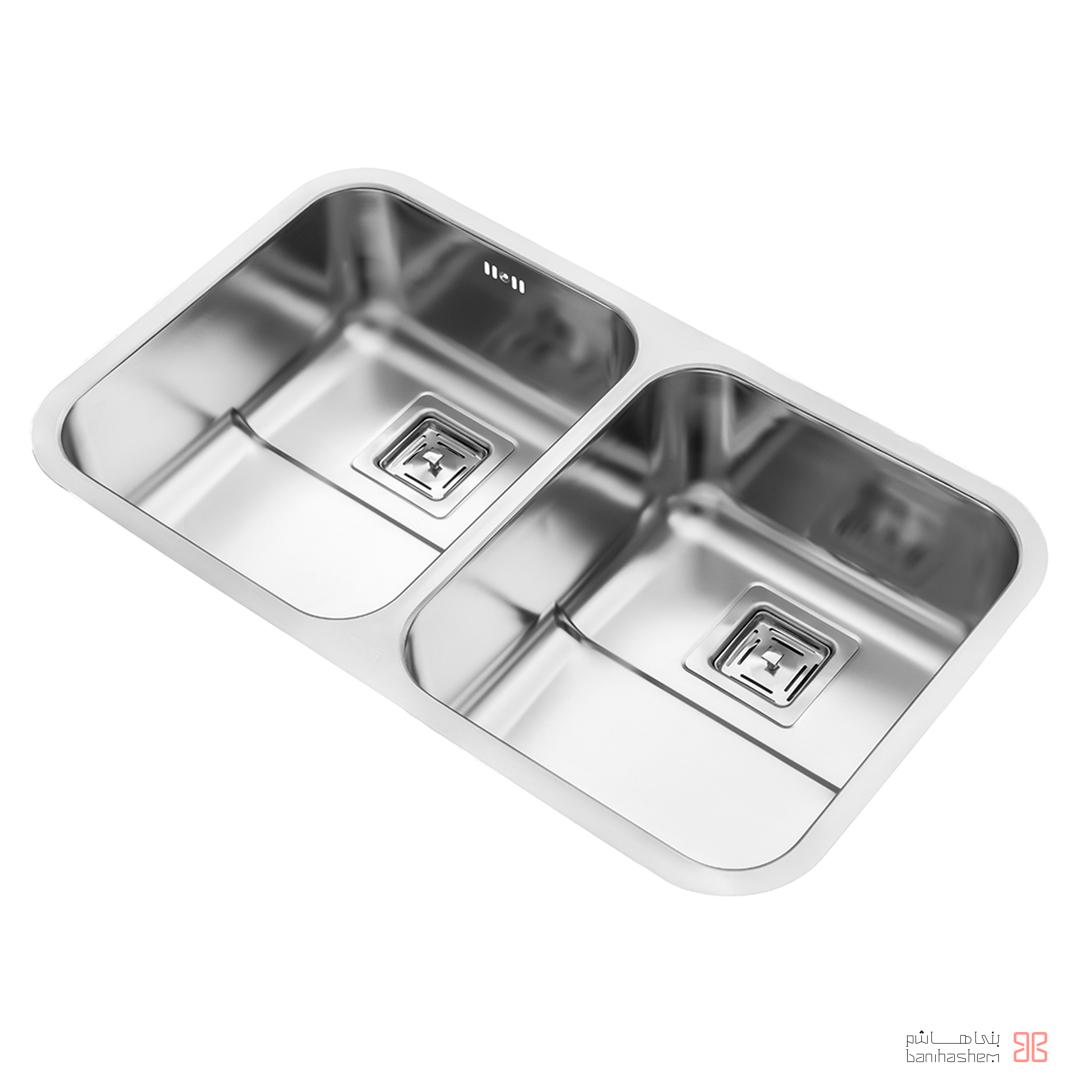 alborz-sink-935 ﺳﻴﻨک زﻳﺮ ﻛﻮرﻳنی استیل البرز مدل 935 - Image 1