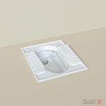 کاسه توالت چینی کرد مدل اریکا تخت - Image 2