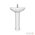 روشویی پایه دار چینی کرد مدل آزالیا - Image 2