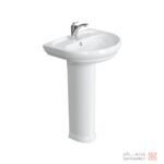 روشویی پایه دار چینی کرد مدل آزالیا