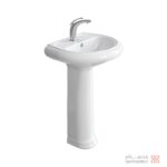 روشویی پایه دار چینی کرد مدل جاسمین