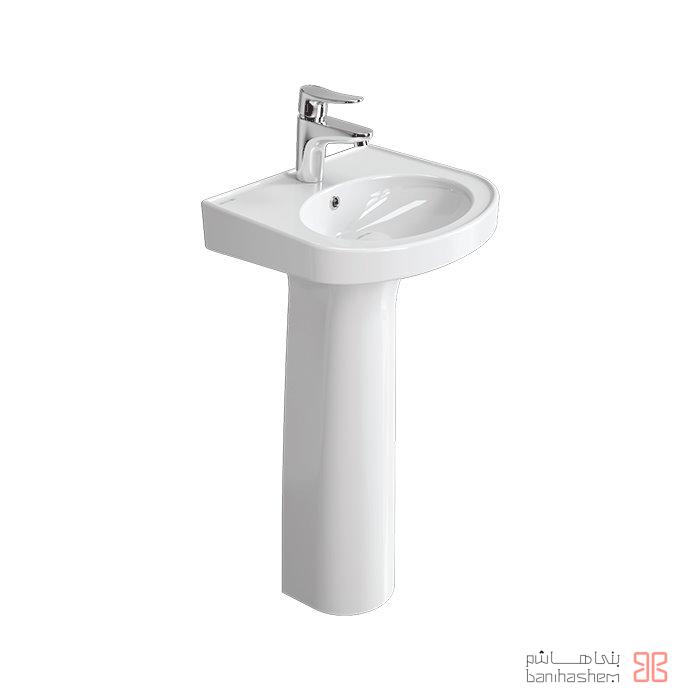 روشویی پایه دار چینی کرد مدل لاندیس–سایز55