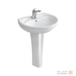 روشویی پایه دار چینی کرد مدل آرین