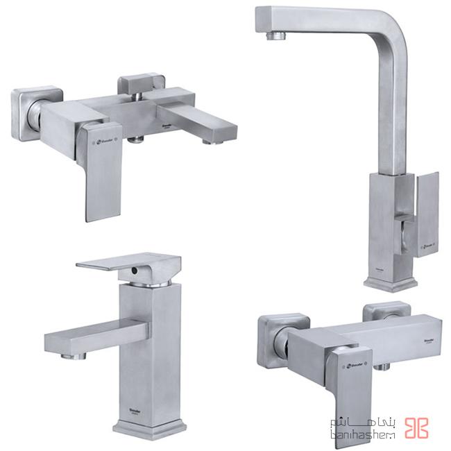 shoder-4-Uropa-mat شیرآلات شودر مدل اروپا کروم مات - Image 1