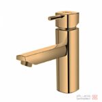 شیر روشویی شودر مدل یونیک طلایی مات