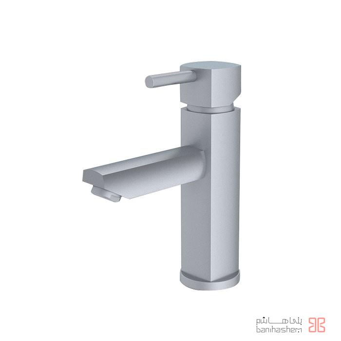 shoder-roshuii-Yonik-mat شیر روشویی شودر مدل یونیک کروم مات - Image 1