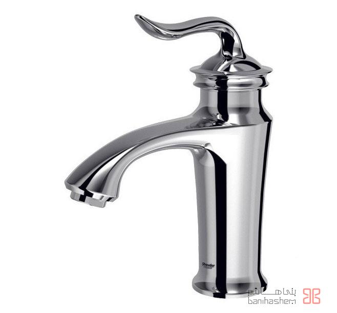shoder-roshuii-loka شیر روشویی شودر مدل لوکا کروم - Image 1
