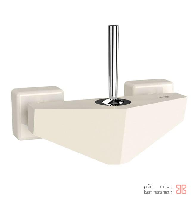 shoder-toilet-tifani-shiri شیر توالت شودر مدل تیفانی شیری کروم - Image 1