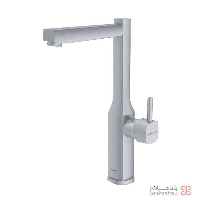 shoder-zarfshuii-Yonik-mat شیر ظرفشویی شودر مدل یونیک کروم مات - Image 1