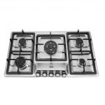 اجاق گاز استیل پنج شعله آلوین مدل AS504