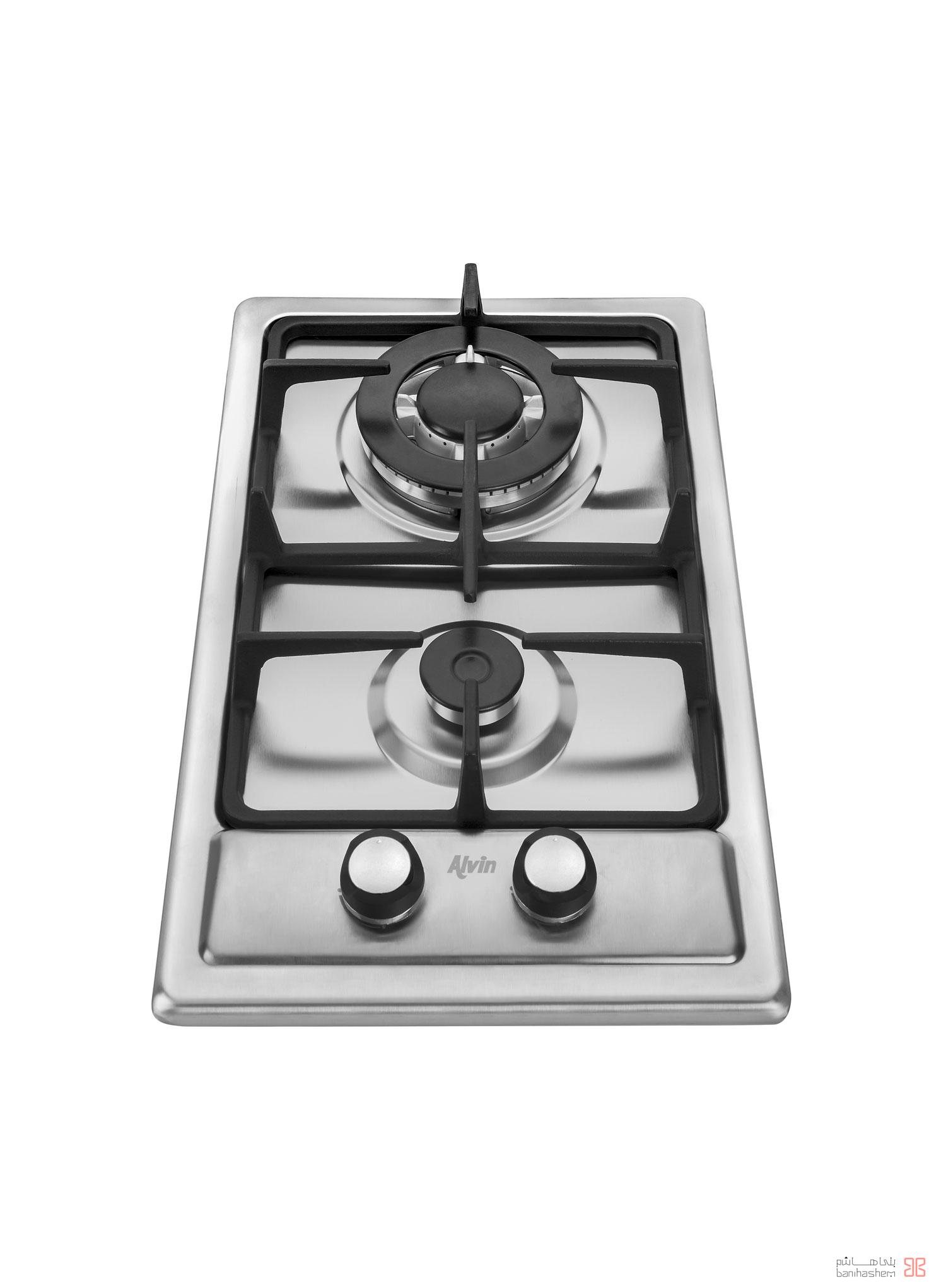 AS506 اجاق گاز استیل دو شعله آلوین مدل AS506 - Image 1