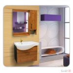 کابینت روشویی طرح چوب کاسیپن مدل آیدا