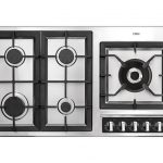 اجاق گاز میکس پلاس 5شعله استیل مدل-513M