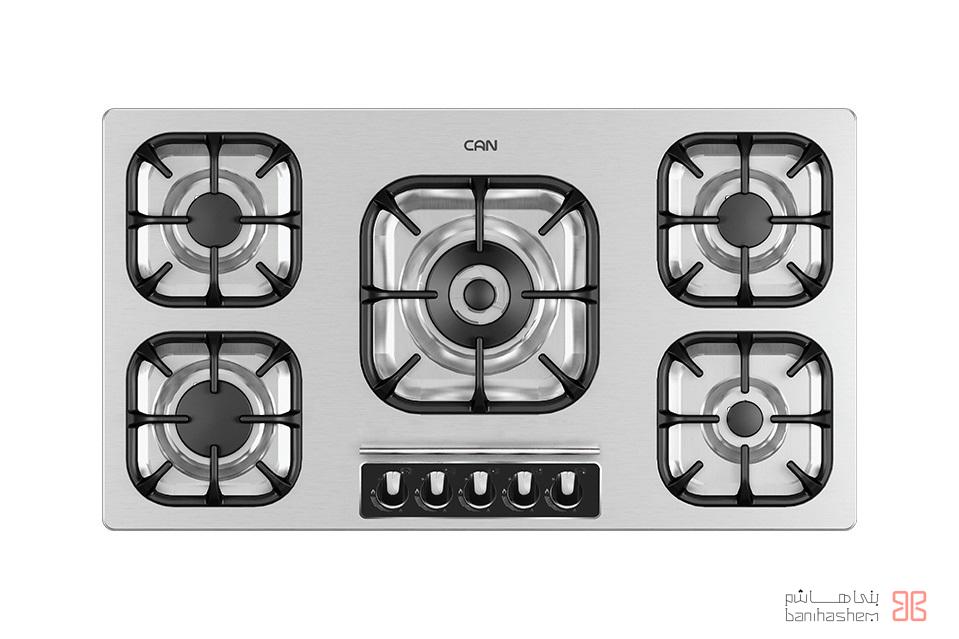 اجاق گاز میکس پلاس 5شعله استیل مدل-523M