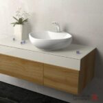 روشویی روکابینتی گلسار مدل جی ال 9-گوشه