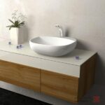 روشویی روکابینتی گلسار مدل جی ال 9-جا شیر