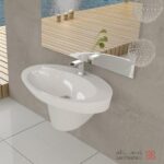 روشویی نیم پایه گلسار مدل الیت