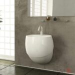 روشویی نیم پایه گلسار مدل گلوری