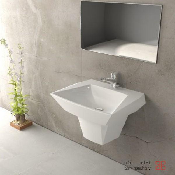Golsarfars-Nim-Maranta-1 روشویی نیم پایه گلسار مدل مارانتا - Image 1