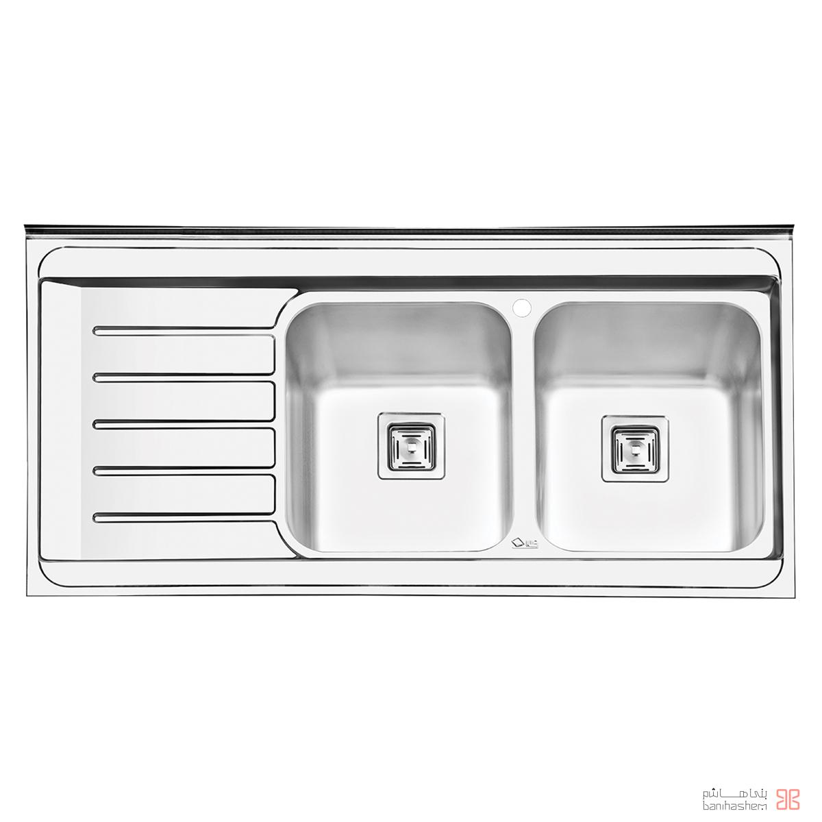 Iliasteel-Sink-1060R سینک ایلیا استیل مدل 1060 - Image 1