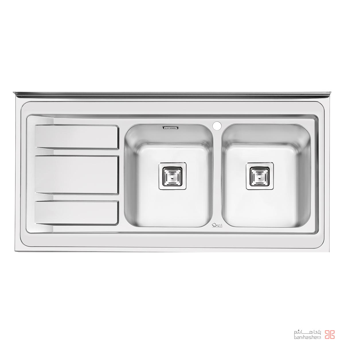 Iliasteel-Sink-1068R سینک ایلیا استیل مدل 1068 - Image 1