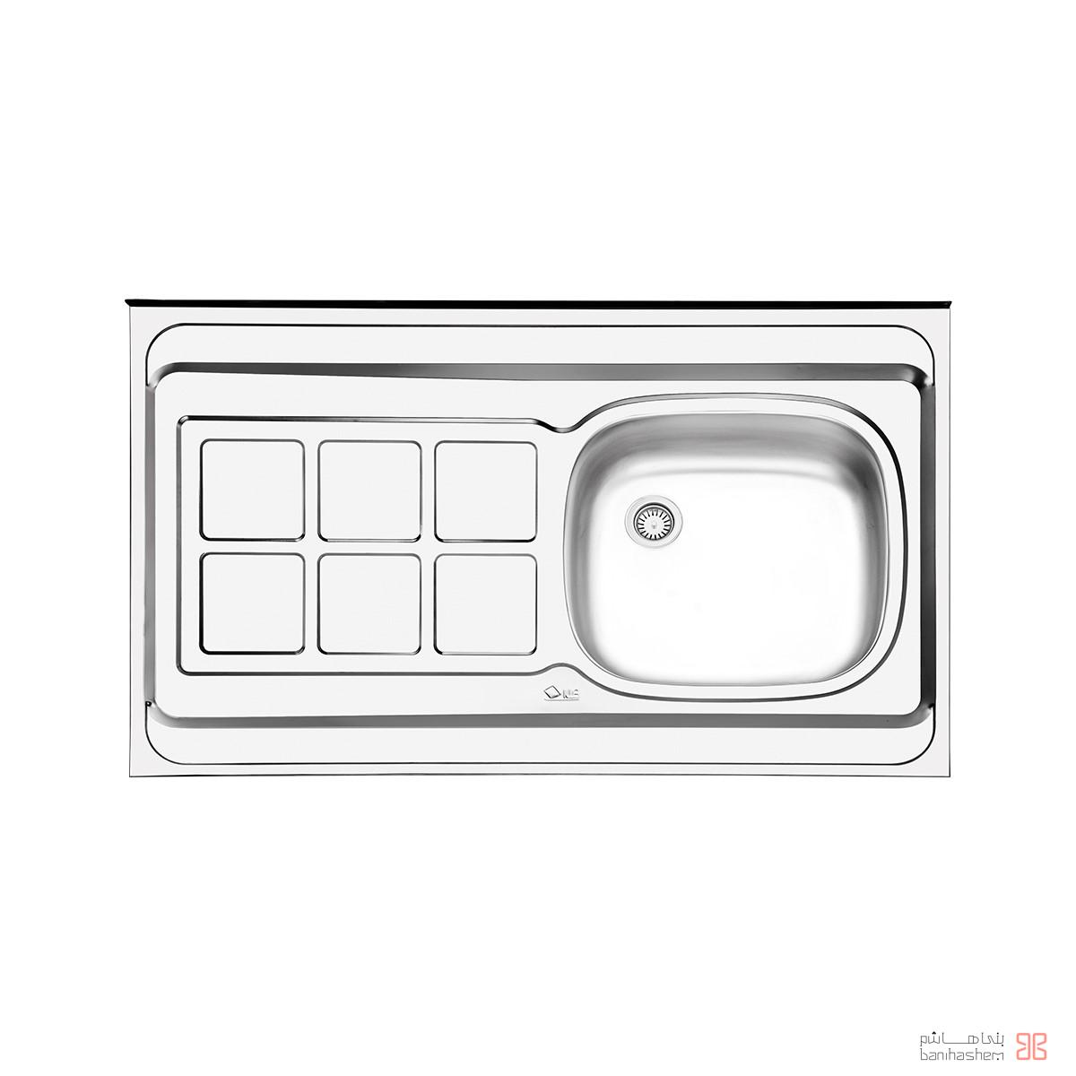 Iliasteel-Sink-131R سینک ایلیا استیل مدل 131 - Image 1