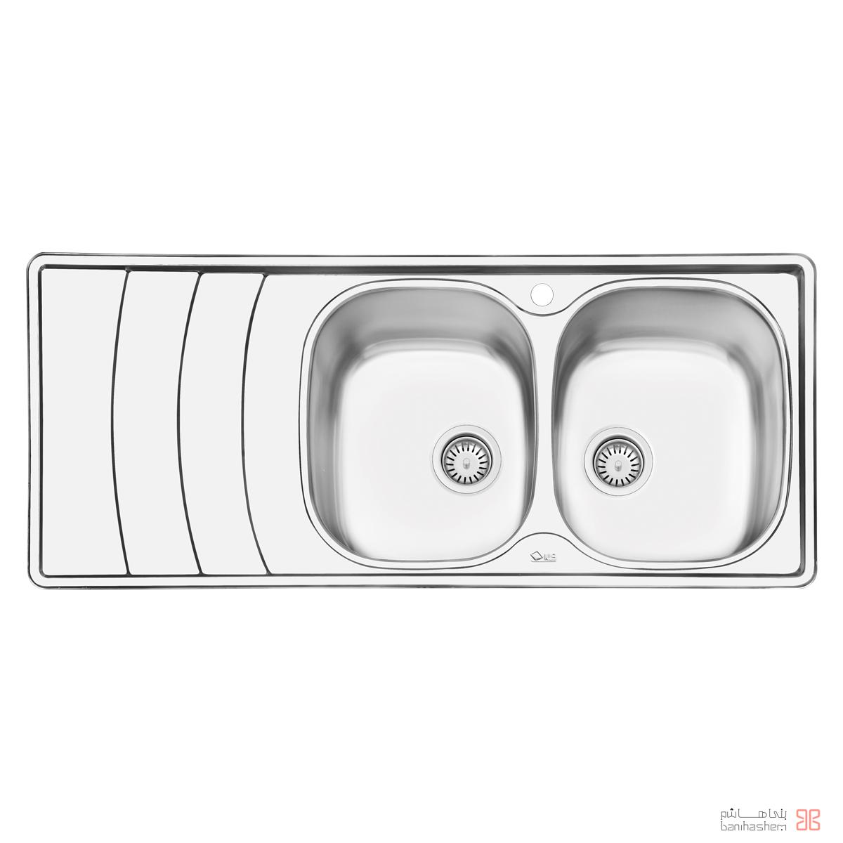 Iliasteel-Sink-2044R سینک ایلیا استیل مدل 2044 - Image 1