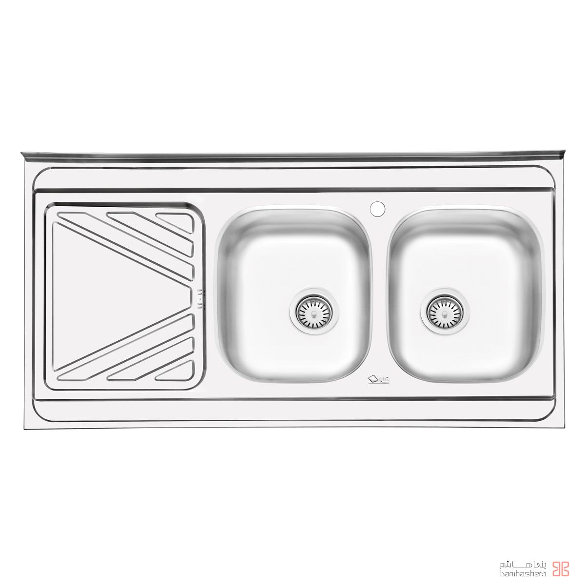Iliasteel-Sink-3028R سینک ایلیا استیل مدل 3028 - Image 1
