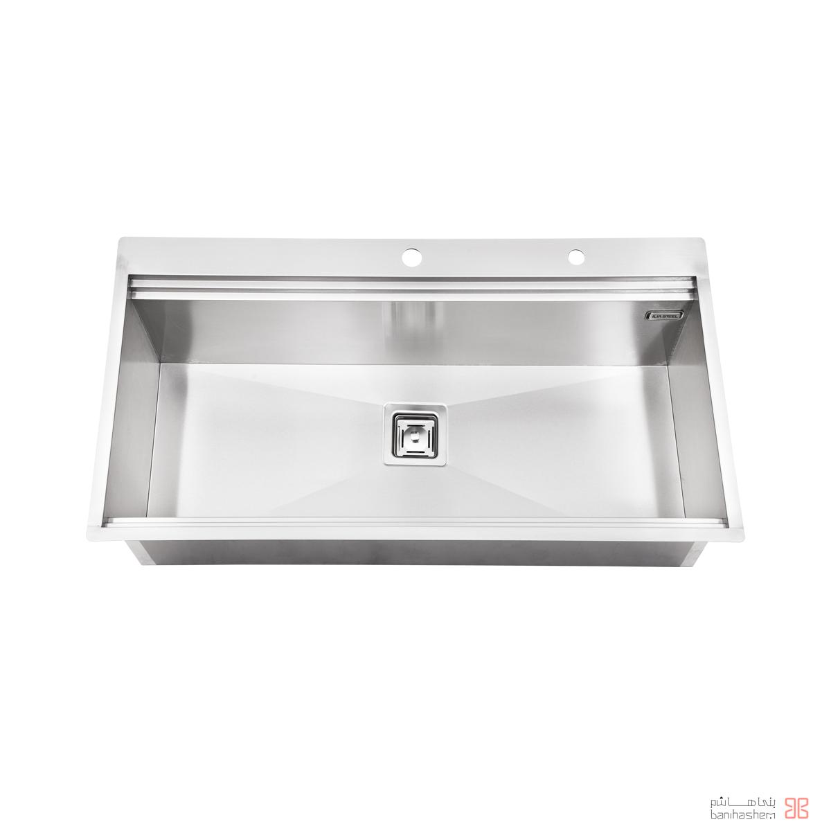 Iliasteel-Sink-6015 سینک ایلیا استیل مدل 6015 - Image 1