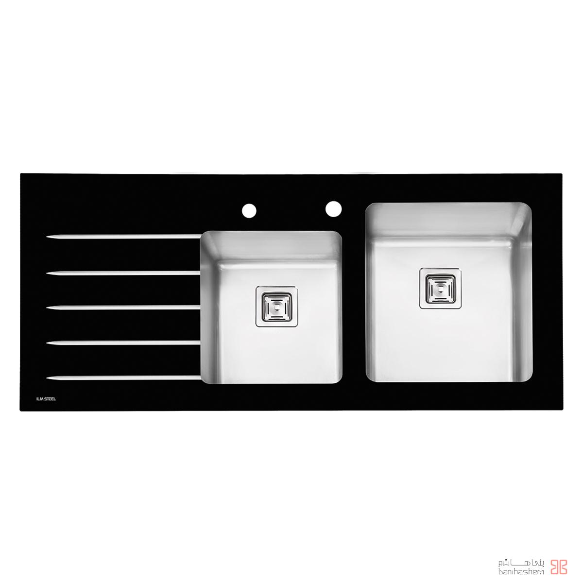 Iliasteel-Sink-8031R سینک ایلیا استیل مدل 8031 - Image 1