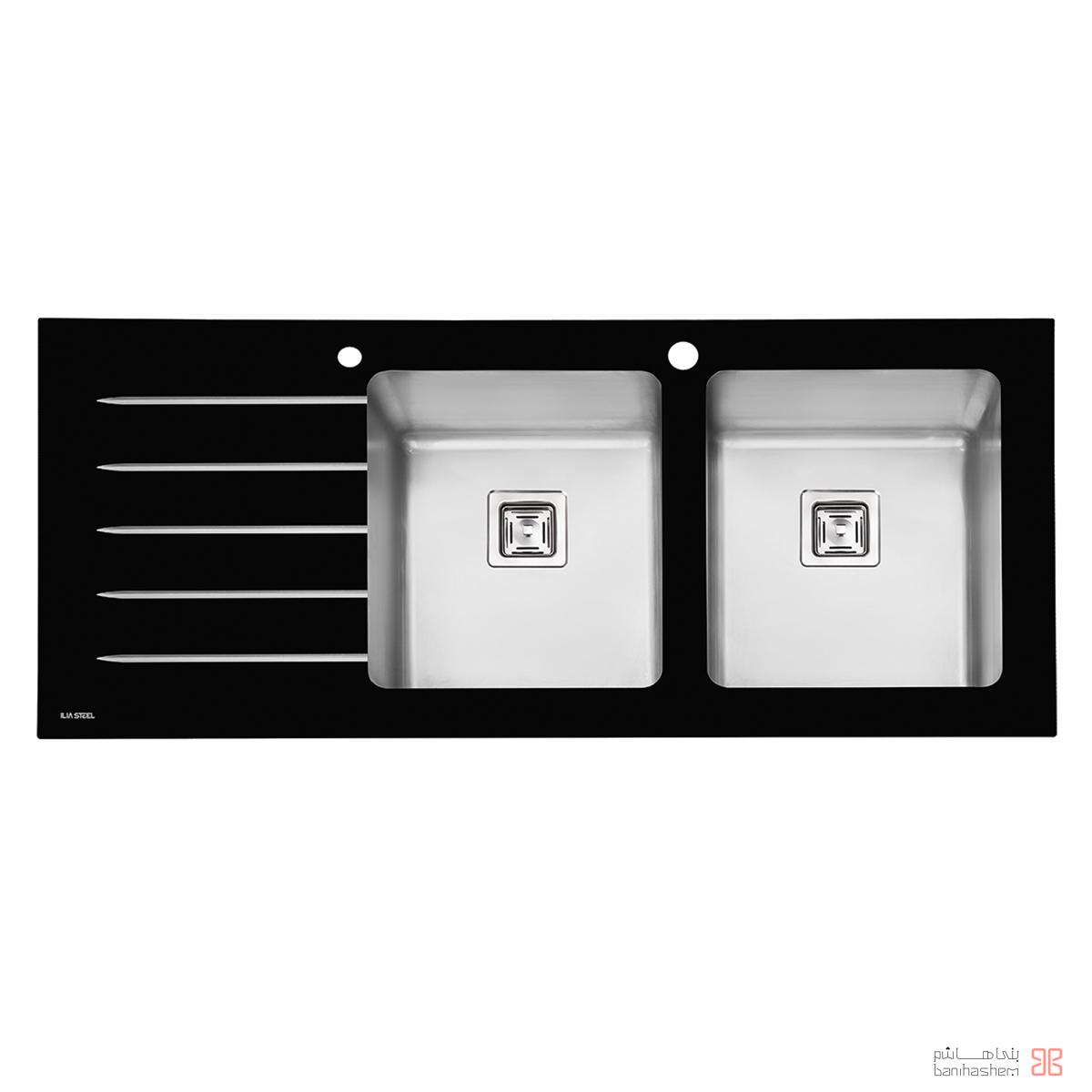 Iliasteel-Sink-8032R سینک ایلیا استیل مدل 8032 - Image 1