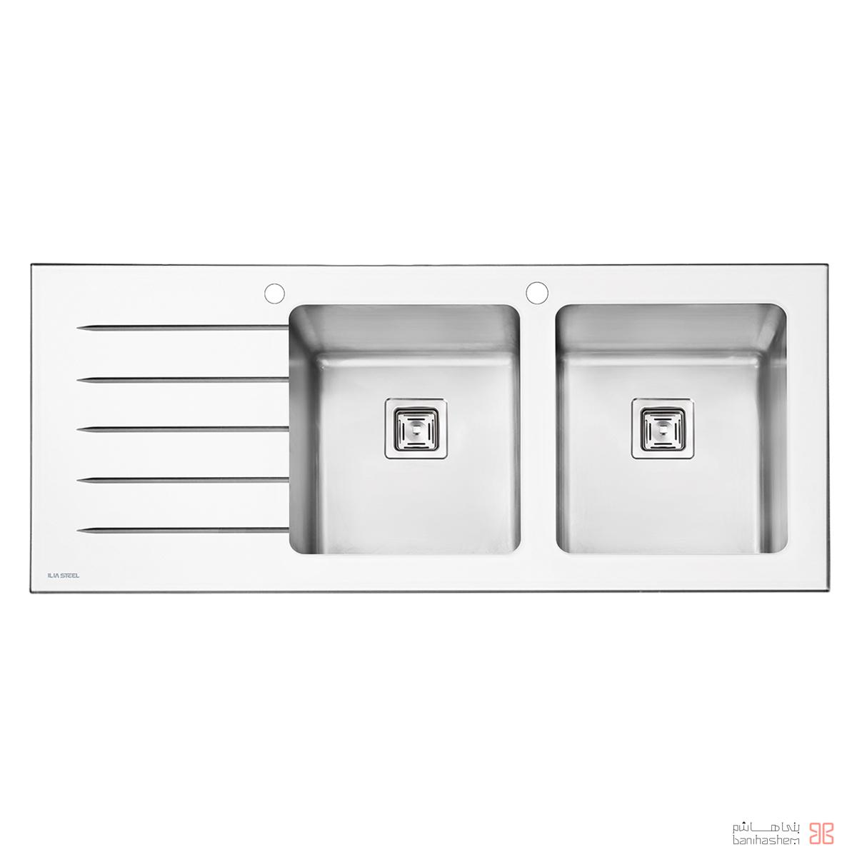 Iliasteel-Sink-8033R سینک ایلیا استیل مدل 8033 - Image 1