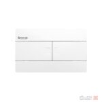 کلید فلاش تانک توکار ایمن آب مدل فلت- سفید