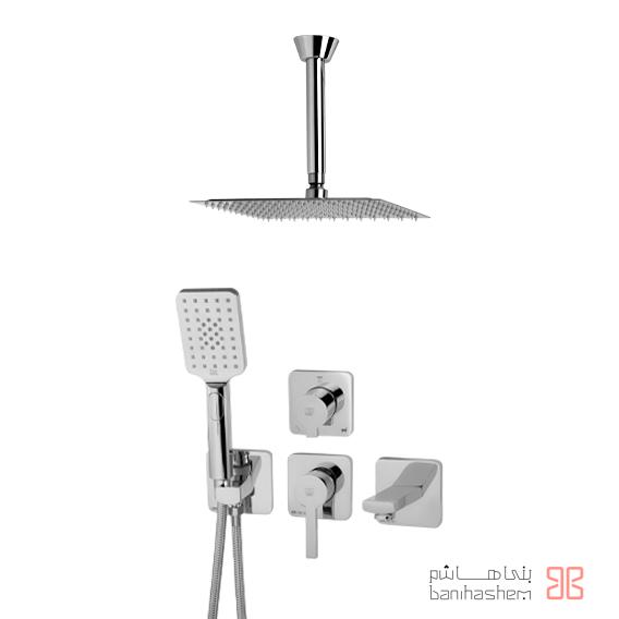 شیر دوش توکار KWC مدل متیس تیپ 4