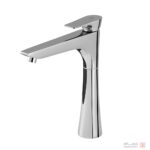 شیر روشویی KWC مدل ورونا پایه بلند طلایی مات