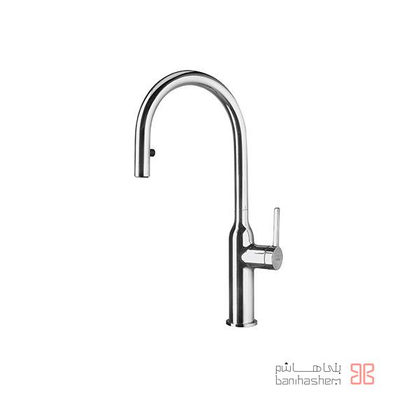 KWC-Zarfshuii-Seen-Pull-Down شیر ظرفشویی KWC مدل سین شاوری کروم - Image 1