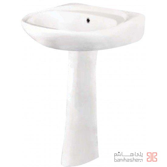Parsceram-Toilet-Airin روشویی پایه دار پارس سرام مدل آیرین - Image 1