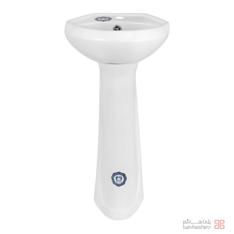 Parsceram-Toilet-Nasim روشویی پایه دار پارس سرام مدل نسیم - Image 1
