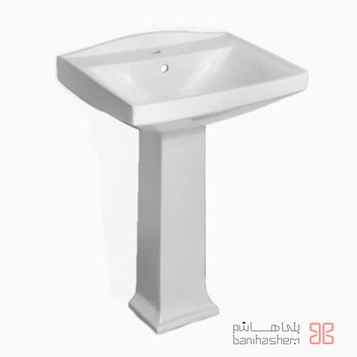 Parsceram-Toilet-Tornado روشویی پایه دار پارس سرام مدل ترنادو - Image 1